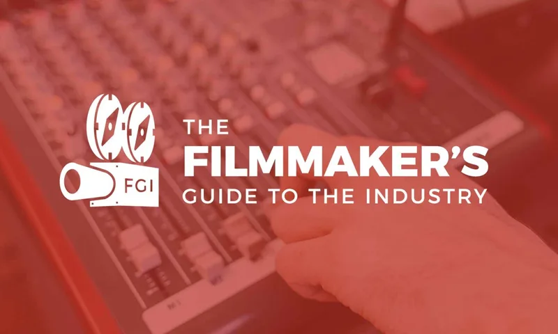 The FGI podcast wordmark over a red-lit studio keyboard